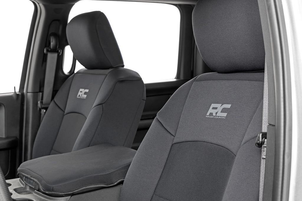Seat Covers | FR & RR | 60/40 Rear Seat | Ram 2500 2WD/4WD (2019-2026) by Rough Country