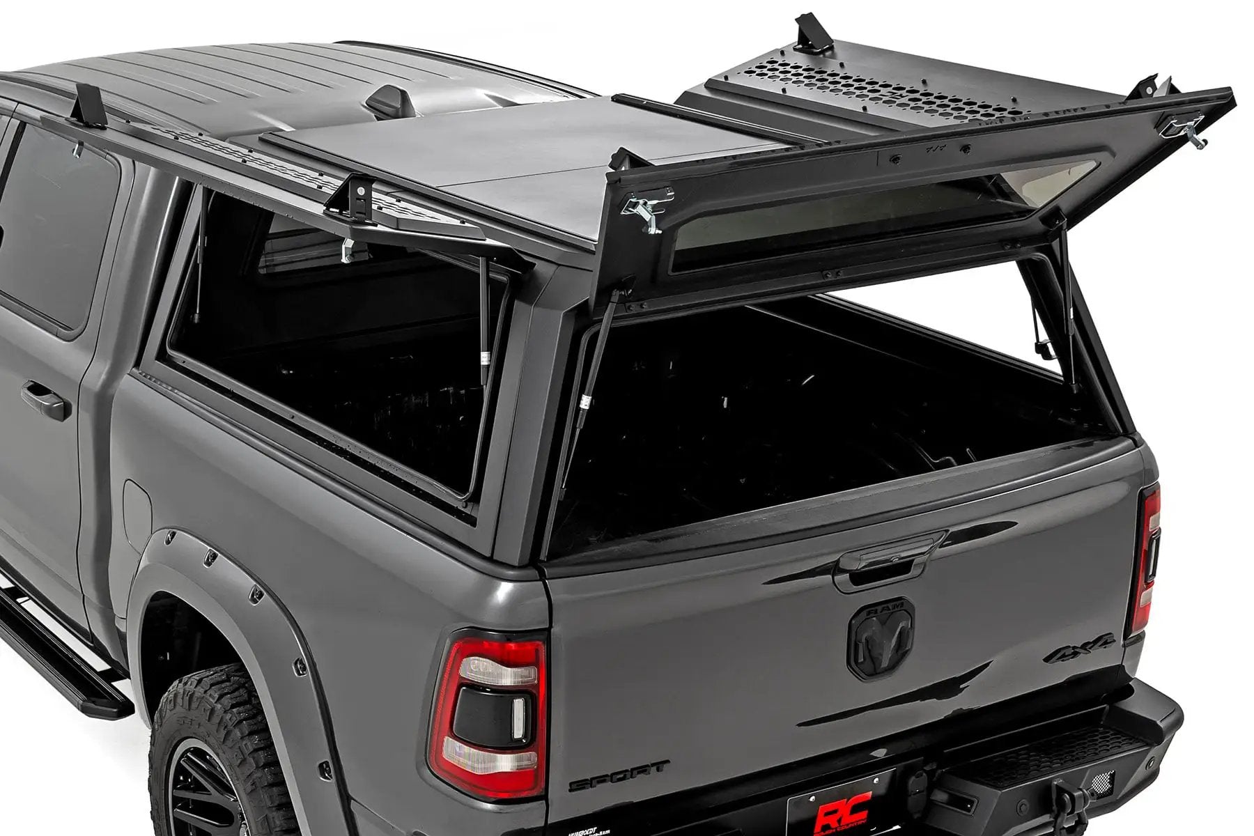 Truck Bed Cap | Modular | 5'7" Bed | Ram 1500 (19-26)/1500 TRX (21-24) by Rough Country