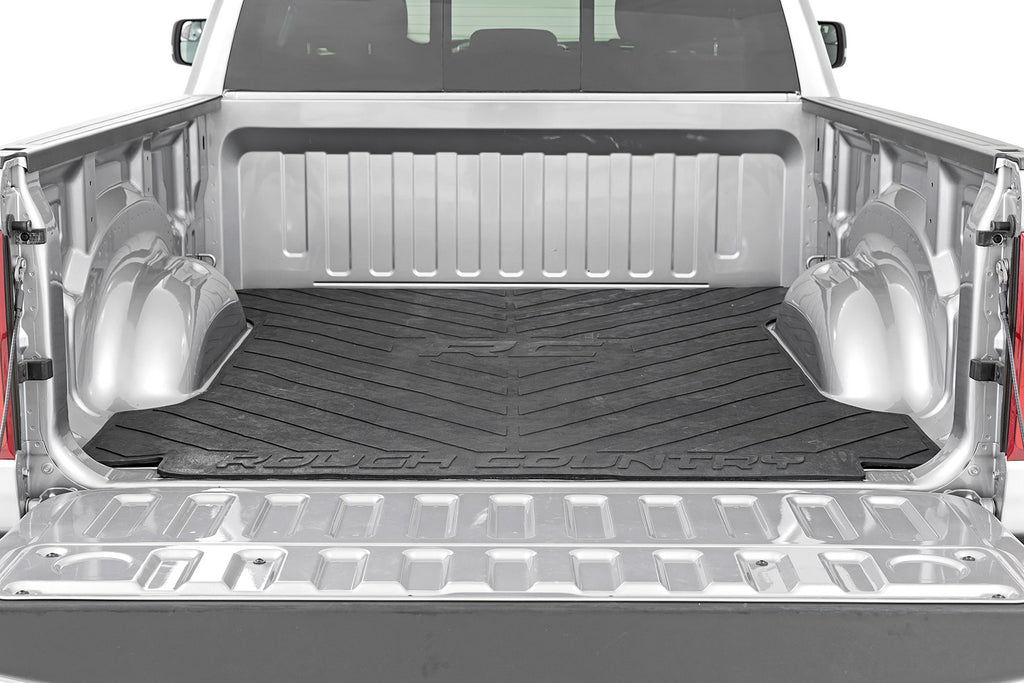 Bed Mat | 6'4" Bed | RC Logo | Ram 1500 (19-26)/1500 TRX (21-24) by Rough Country