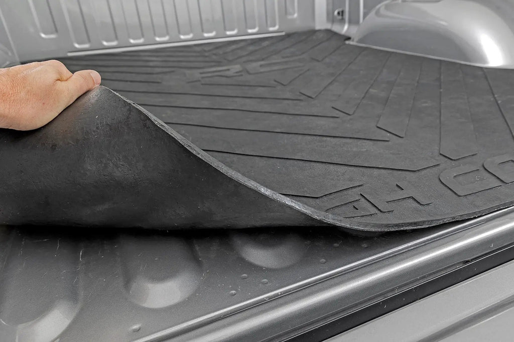 Bed Mat | 6'4" Bed | RC Logo | Ram 1500 (19-26)/1500 TRX (21-24) by Rough Country