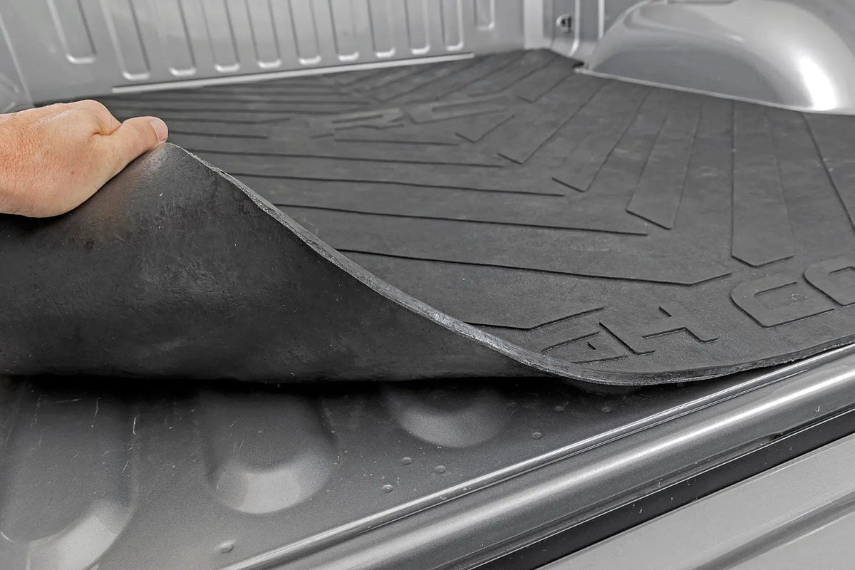 Bed Mat | 6'4" Bed | RC Logo | Ram 1500 (19-26)/1500 TRX (21-24) by Rough Country
