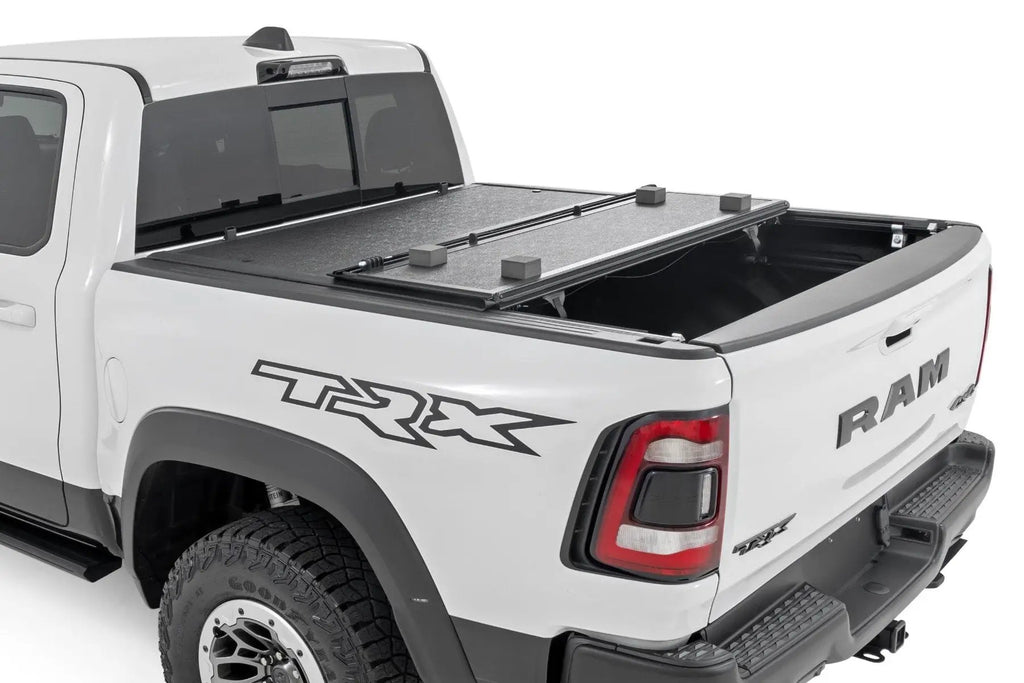 Hard Low Profile Bed Cover |6'4" | No Rambox | Ram 1500 (19-26)/1500 TRX (21-24) by Rough Country