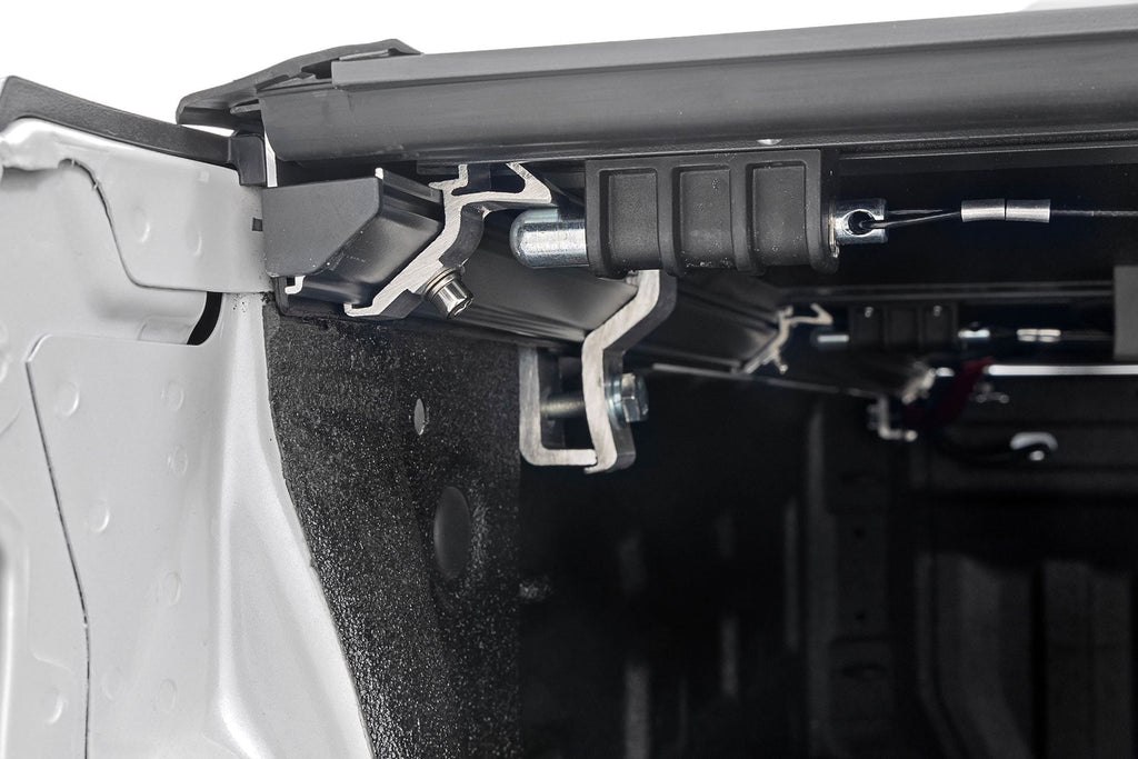 Hard Low Profile Bed Cover | 6'7" Bed | Rail Cap | Chevy/GMC 1500/2500HD/3500HD (14-19 & Classic) by Rough Country
