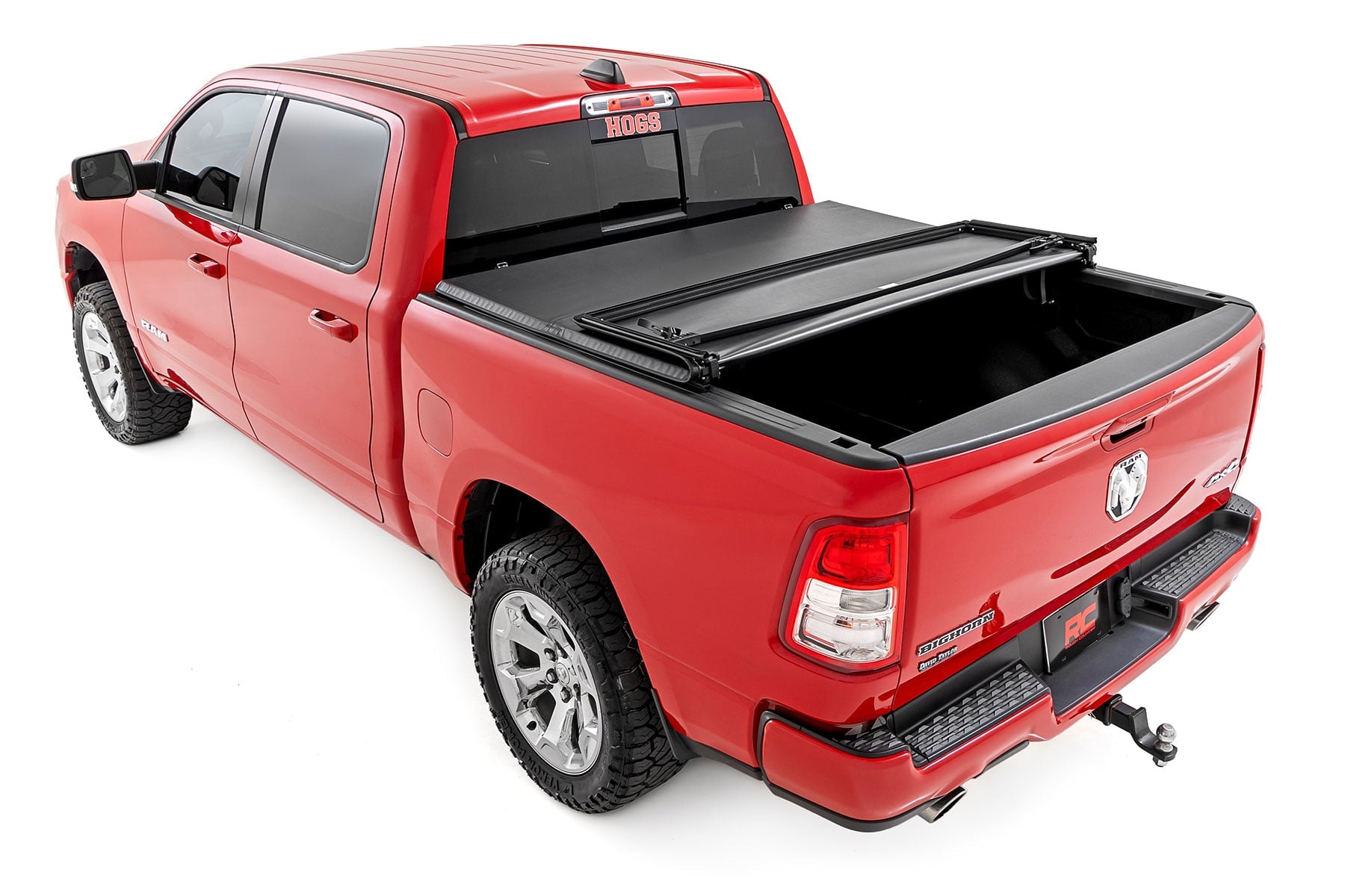 Soft Tri-Fold Bed Cover | 5'7" Bed | Ram 1500 (19-26)/1500 TRX (21-24) by Rough Country