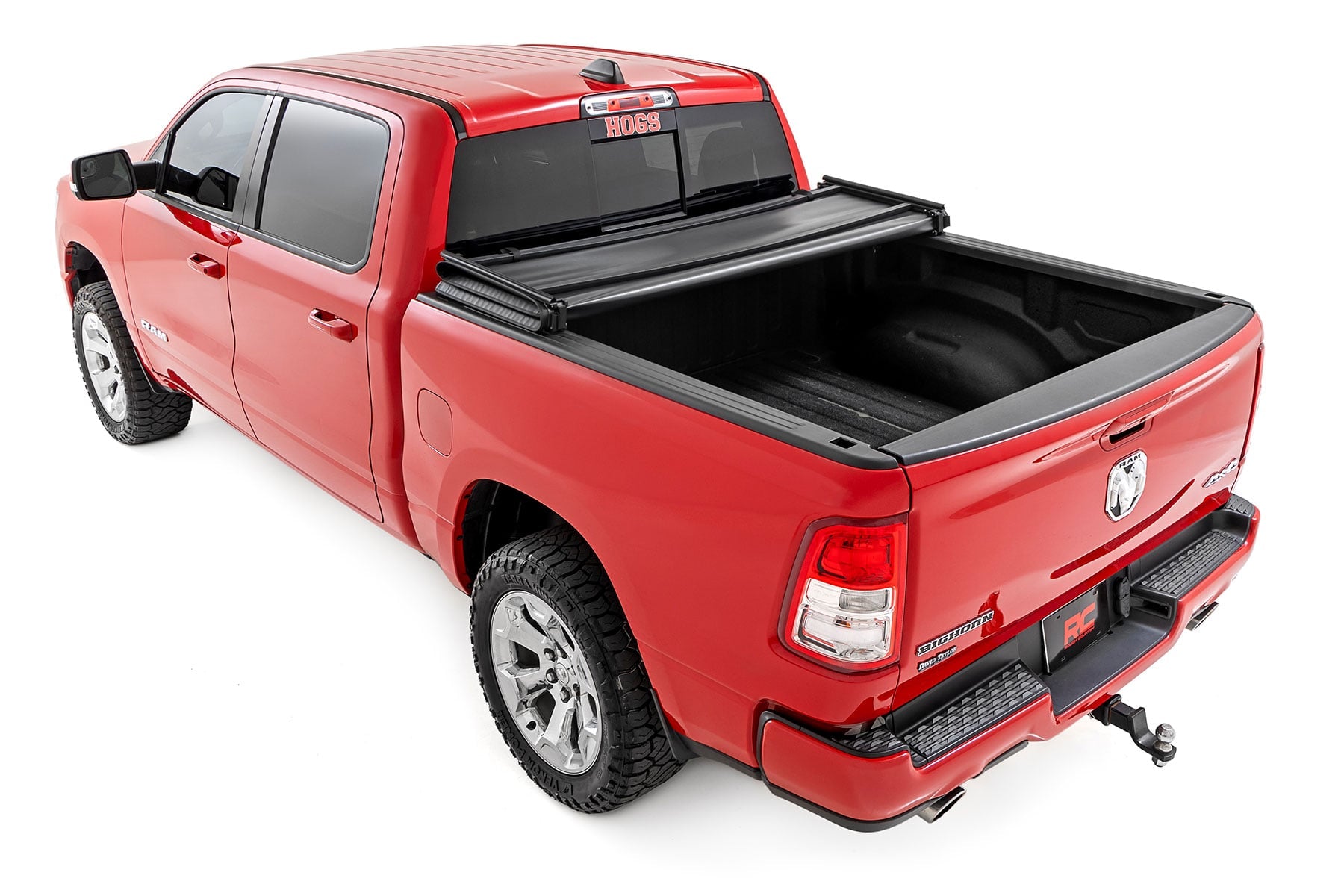 Soft Tri-Fold Bed Cover | 5'7" Bed | Ram 1500 (19-26)/1500 TRX (21-24) by Rough Country