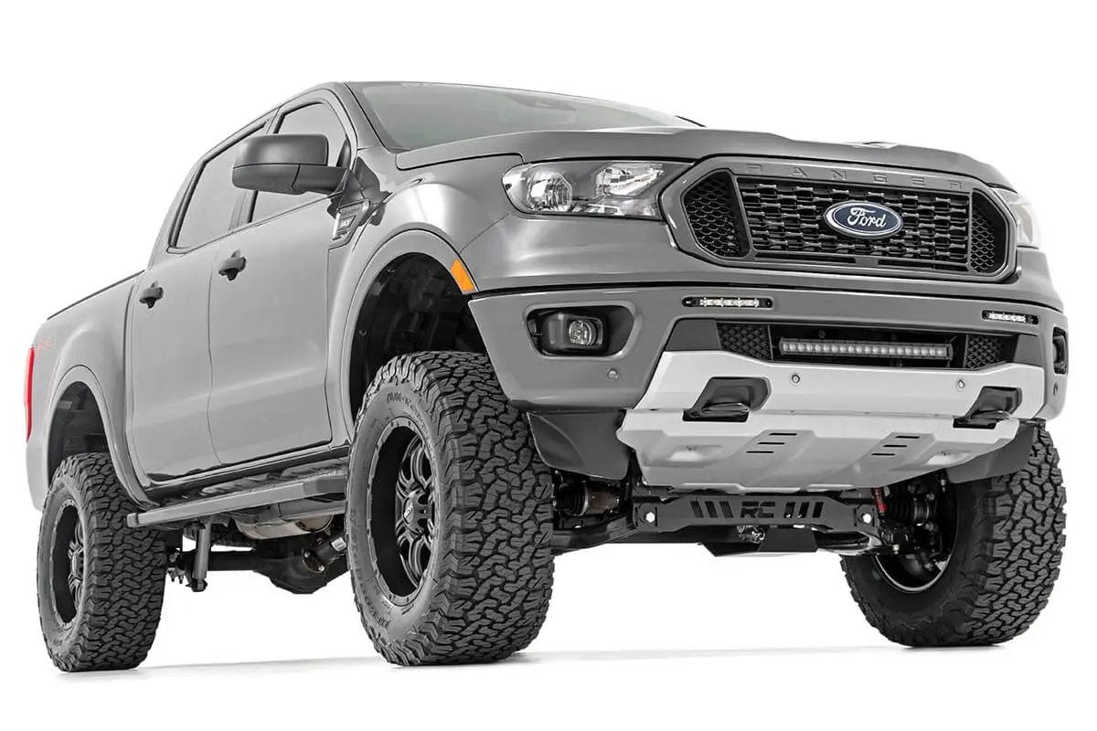 LED Light Kit | Bumper Mount | 20" Spectrum Single Row | Ford Ranger (19-23) by Rough Country
