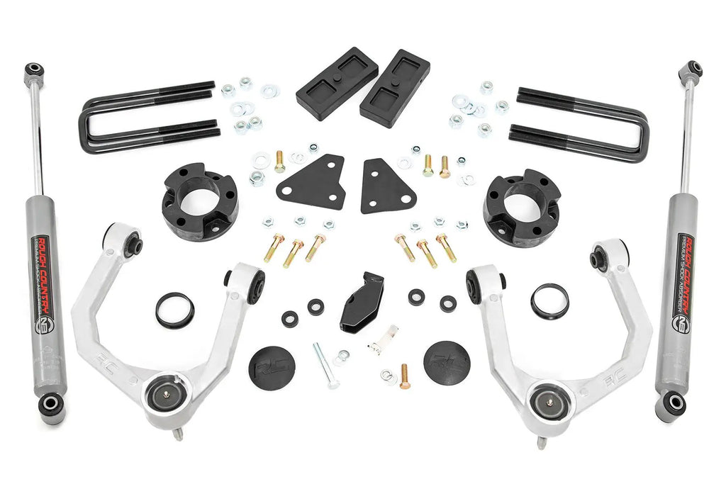 3.5 Inch Lift Kit | N3 | Cast Steel Knuckles | Ford Ranger 4WD (2019-2023) by Rough Country