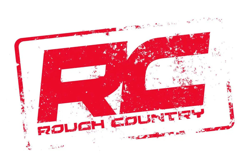 Rough Country Decal | 2.5 Inch x 4.5 Inch | Grunge Logo by Rough Country