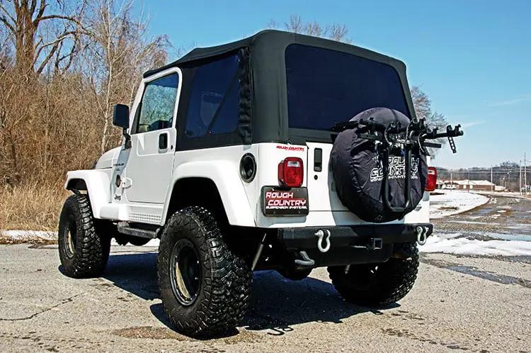Soft Top | Replacement | Black | Full Doors | Jeep Wrangler TJ 4WD (97-06) by Rough Country