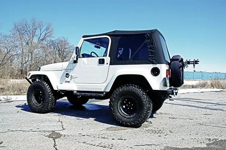 Soft Top | Replacement | Black | Full Doors | Jeep Wrangler TJ 4WD (97-06) by Rough Country