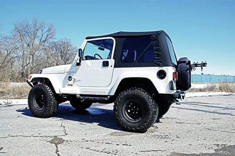 Soft Top | Replacement | Black | Full Doors | Jeep Wrangler TJ 4WD (97-06) by Rough Country