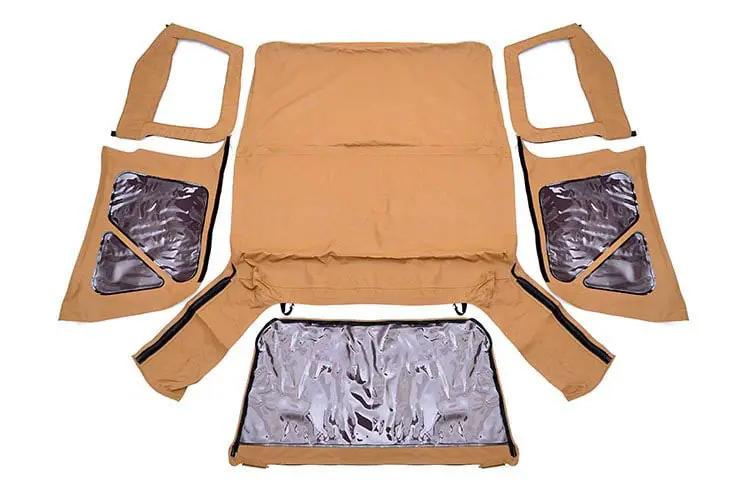 Soft Top | Replacement | Spice | Half Doors | Jeep Wrangler TJ 4WD (97-06) by Rough Country
