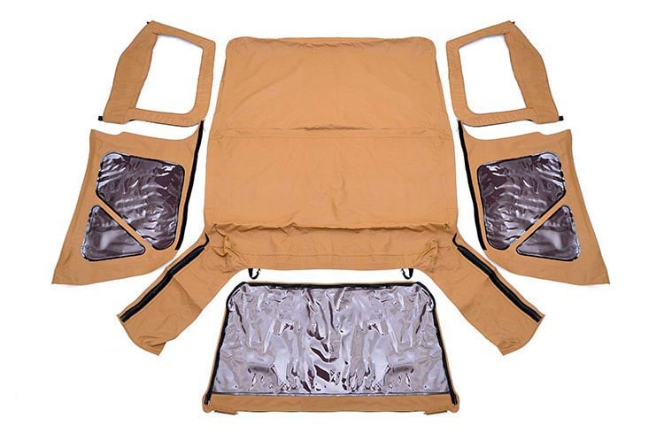 Soft Top | Replacement | Spice | Half Doors | Jeep Wrangler TJ 4WD (97-06) by Rough Country