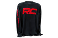 Rough Country Long Sleeve | RC Tread Sleeve | Black| LG by Rough Country