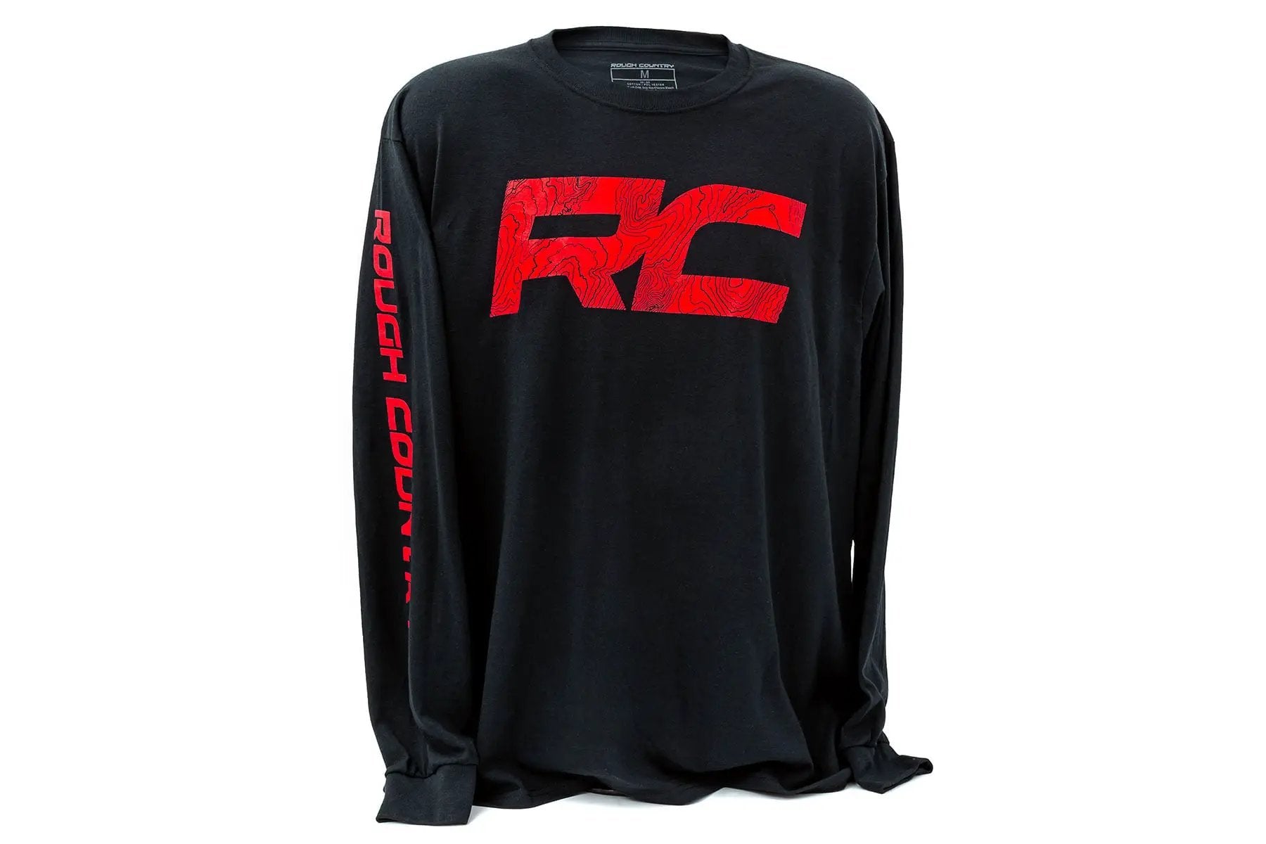 Rough Country Long Sleeve | RC Tread Sleeve | Black| MD by Rough Country