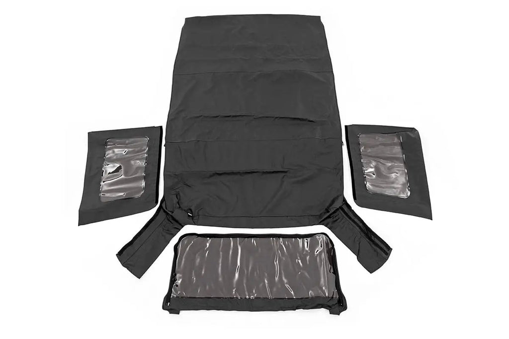 Soft Top | Replacement | Black | 4 Door | Jeep Wrangler Unlimited (07-09) by Rough Country