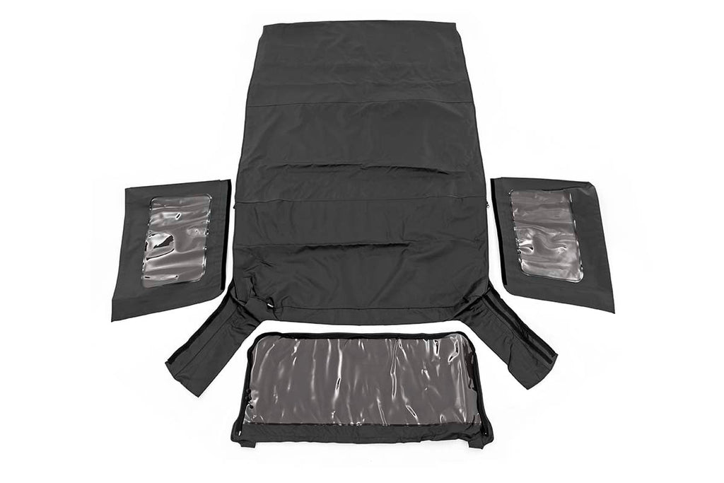 Soft Top | Replacement | Black | 4 Door | Jeep Wrangler Unlimited (07-09) by Rough Country