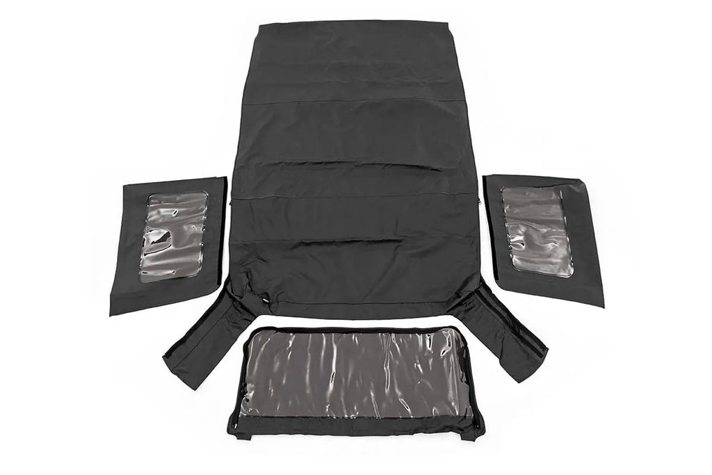 Soft Top | Replacement | Black | 4 Door | Jeep Wrangler Unlimited (07-09) by Rough Country
