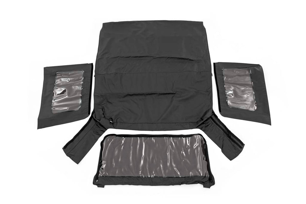 Soft Top | Replacement | Black | 2 Door | Jeep Wrangler JK 4WD (2010-2018) by Rough Country