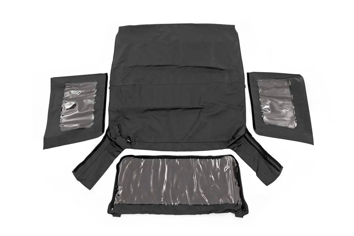 Soft Top | Replacement | Black | 2 Door | Jeep Wrangler JK 4WD (2010-2018) by Rough Country