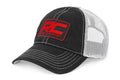 Rough Country Hat | White Mesh | Rough Country Patch | Black/Red by Rough Country