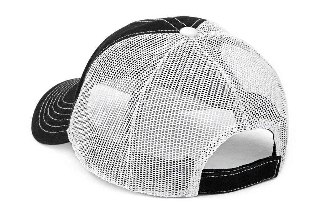 Rough Country Hat | White Mesh | Rough Country Patch | Black/Red by Rough Country