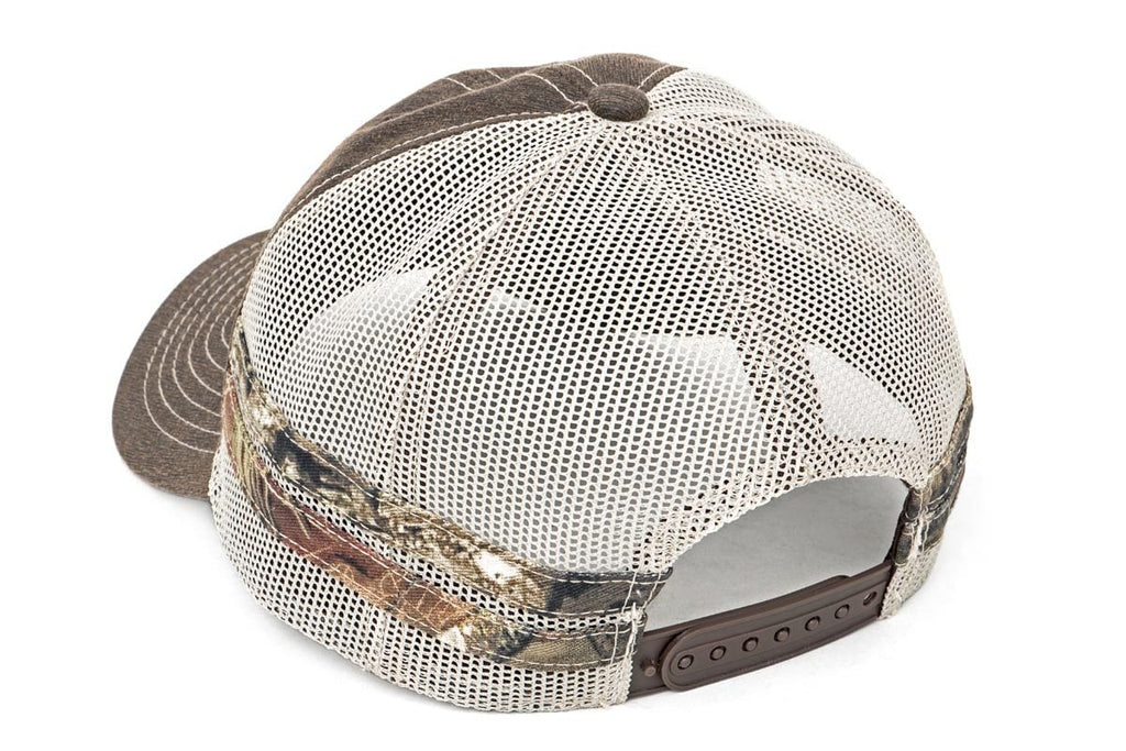 Rough Country Hat | Mesh | Rough Country Patch | Brown/Camo by Rough Country