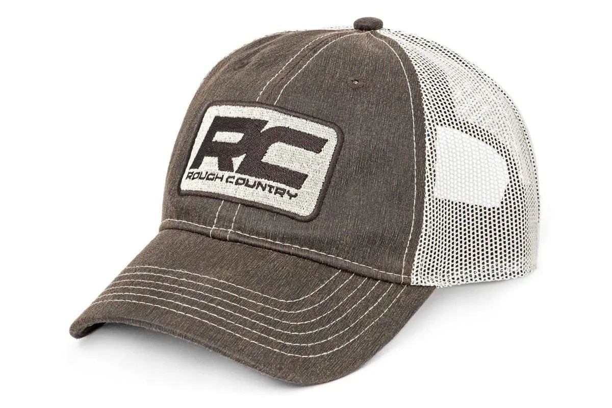 Rough Country Hat | Mesh | Brown Patch | Brown by Rough Country