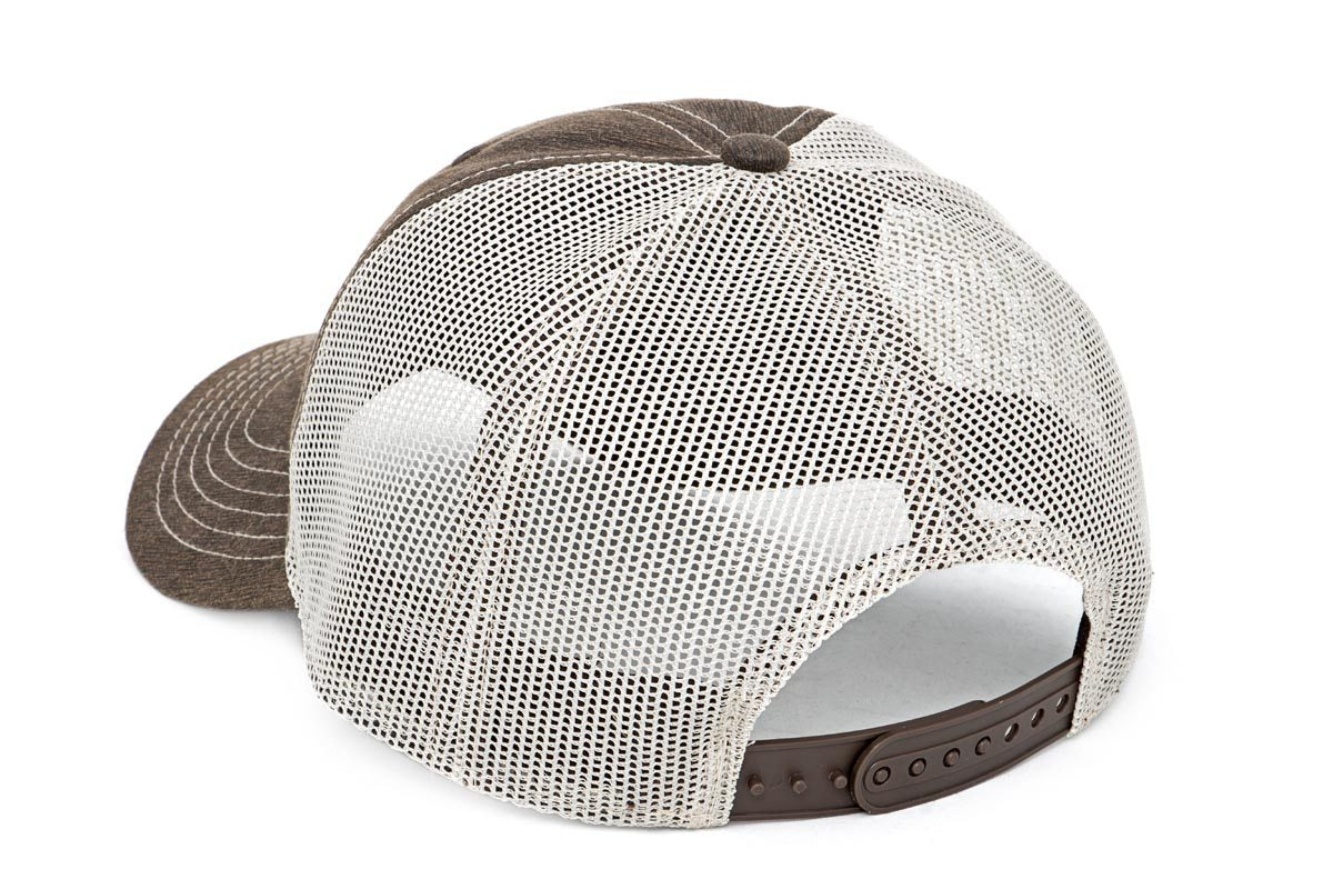 Rough Country Hat | Mesh | Brown Patch | Brown by Rough Country