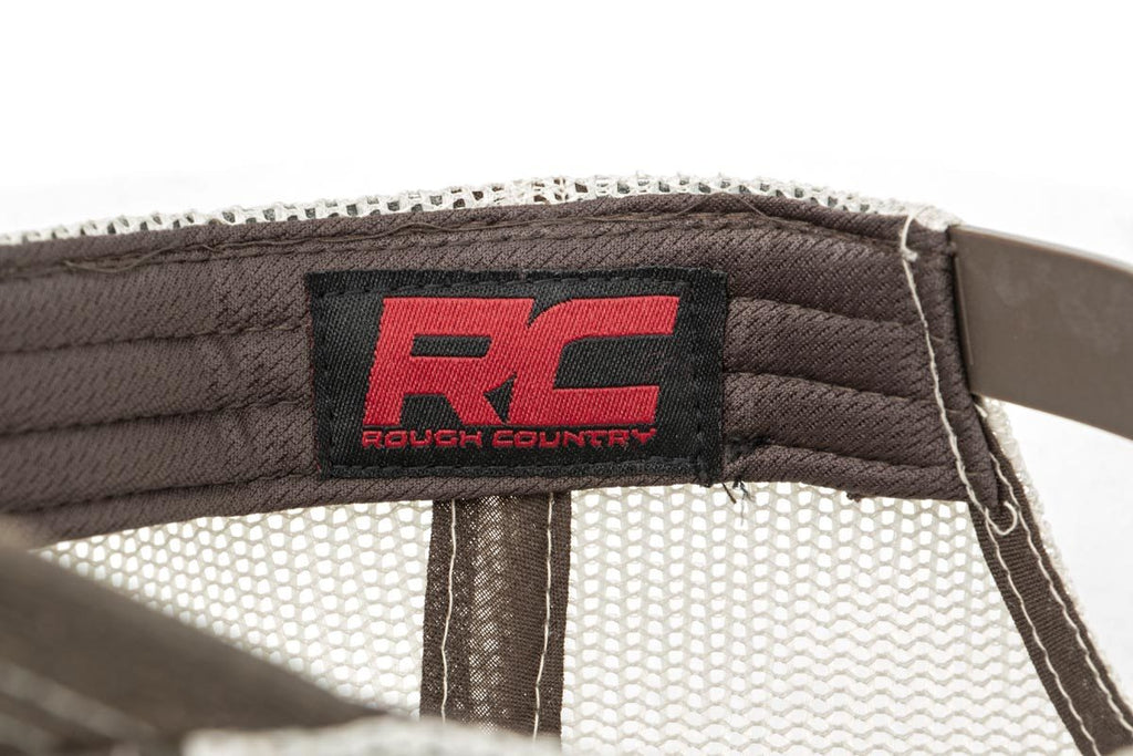 Rough Country Hat | Mesh | Brown Patch | Brown by Rough Country
