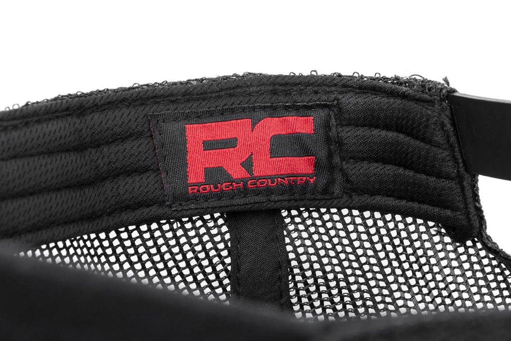 Rough Country Hat | Mesh | Rough Country Patch | Black by Rough Country