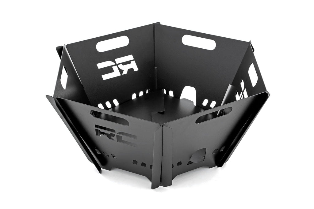 Overland Collapsible Fire Pit w/Carry Bag by Rough Country