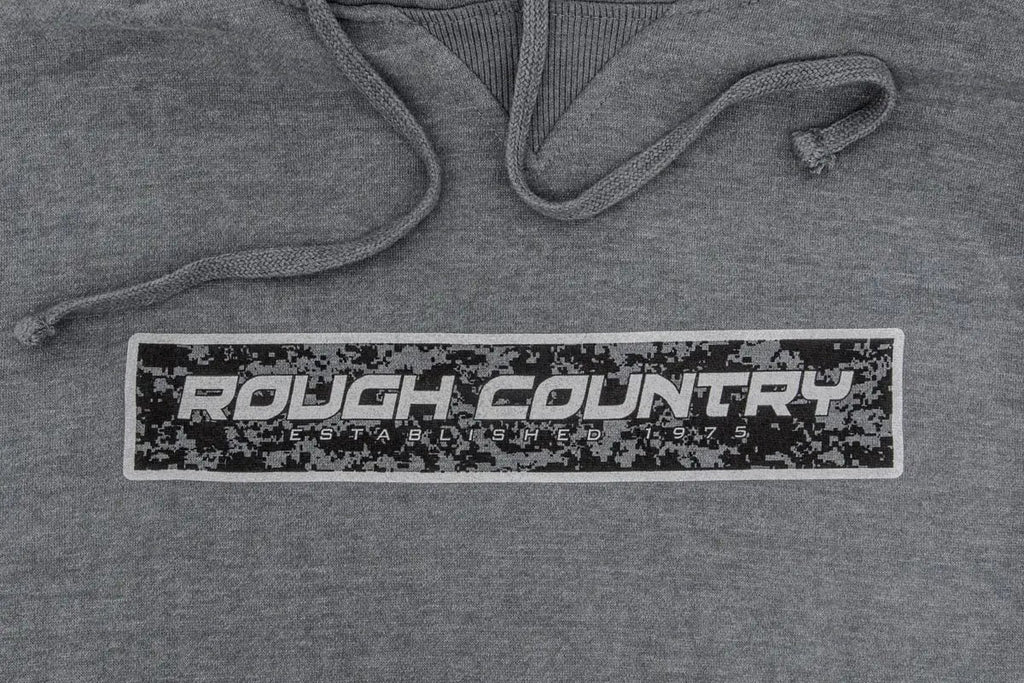 Rough Country Hoodie | Digital | Grey | MD by Rough Country