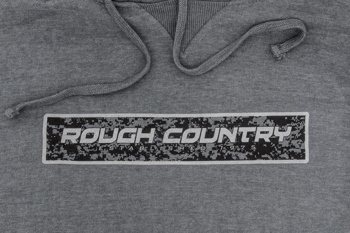 Rough Country Hoodie | Digital | Grey | 3XL by Rough Country