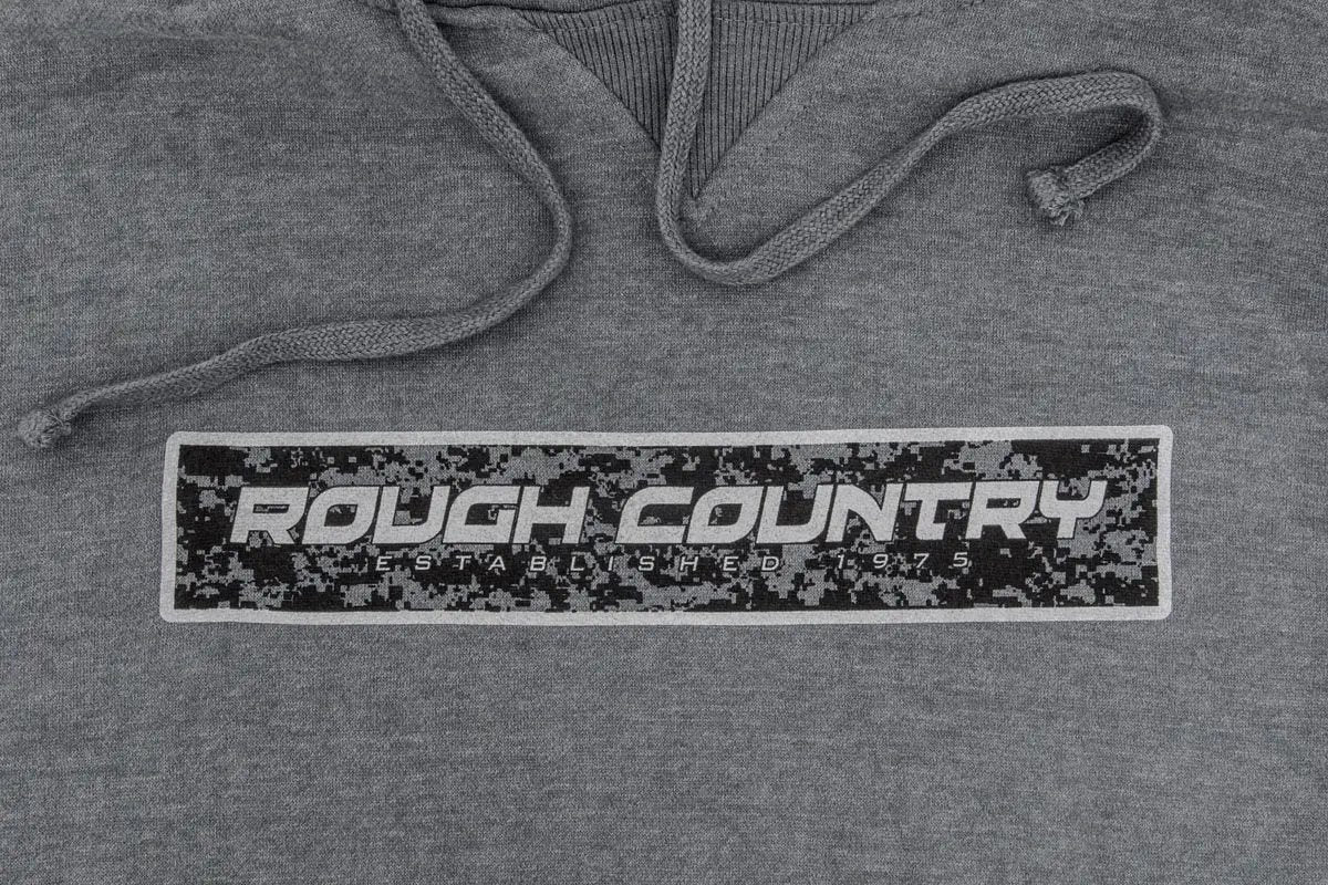 Rough Country Hoodie | Digital | Grey | 3XL