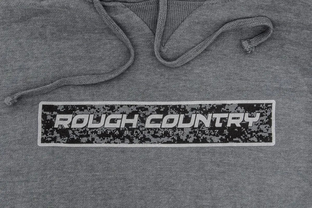 Rough Country Hoodie | Digital | Grey | 3XL by Rough Country
