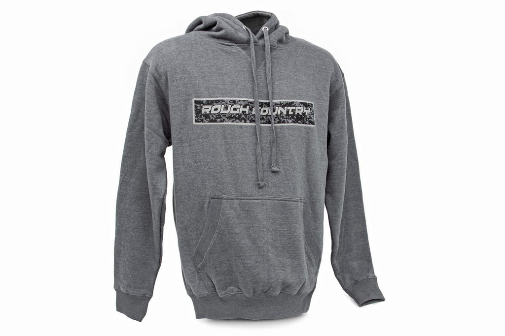 Rough Country Hoodie | Digital | Grey | LG by Rough Country