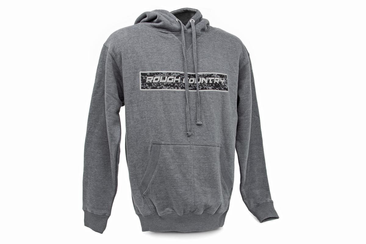 Rough Country Hoodie | Digital | Grey | XL by Rough Country