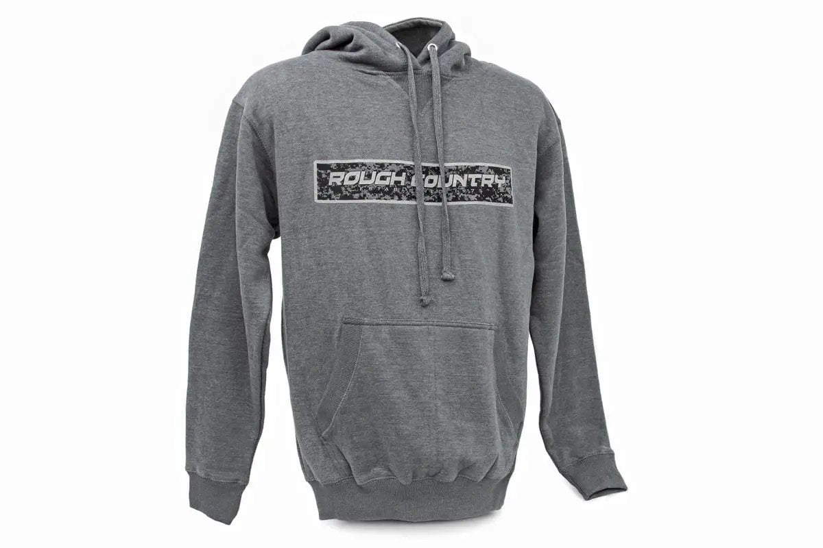 Rough Country Hoodie | Digital | Grey | 2XL by Rough Country