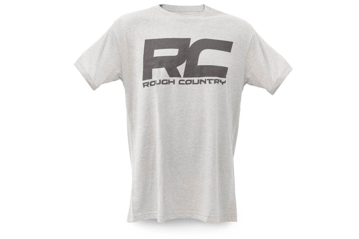 Rough Country T-Shirt | Logo | Grey | 2XL by Rough Country