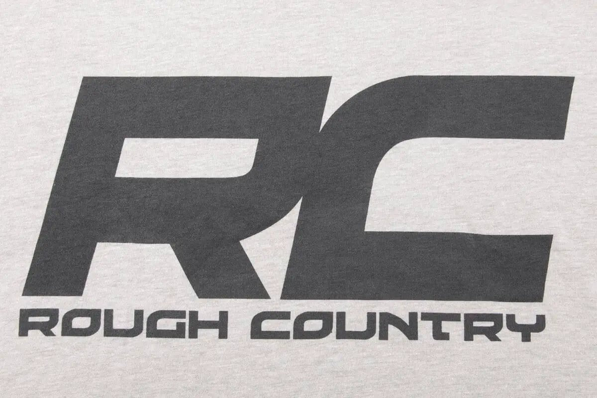 Rough Country T-Shirt | Logo | Grey | 3XL by Rough Country