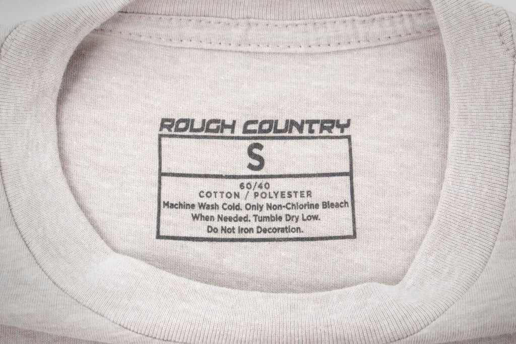 Rough Country T-Shirt | Logo | Grey | 2XL by Rough Country
