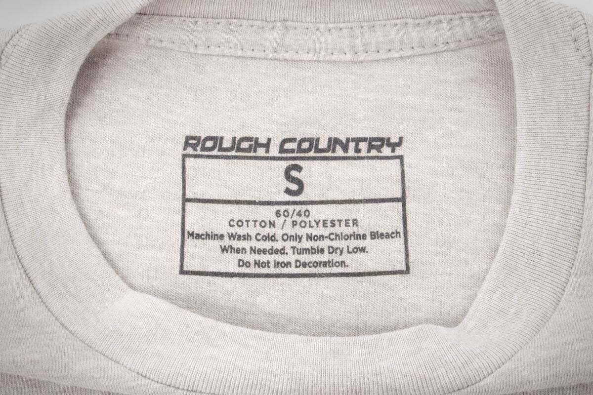 Rough Country T-Shirt | Logo | Grey | 2XL by Rough Country