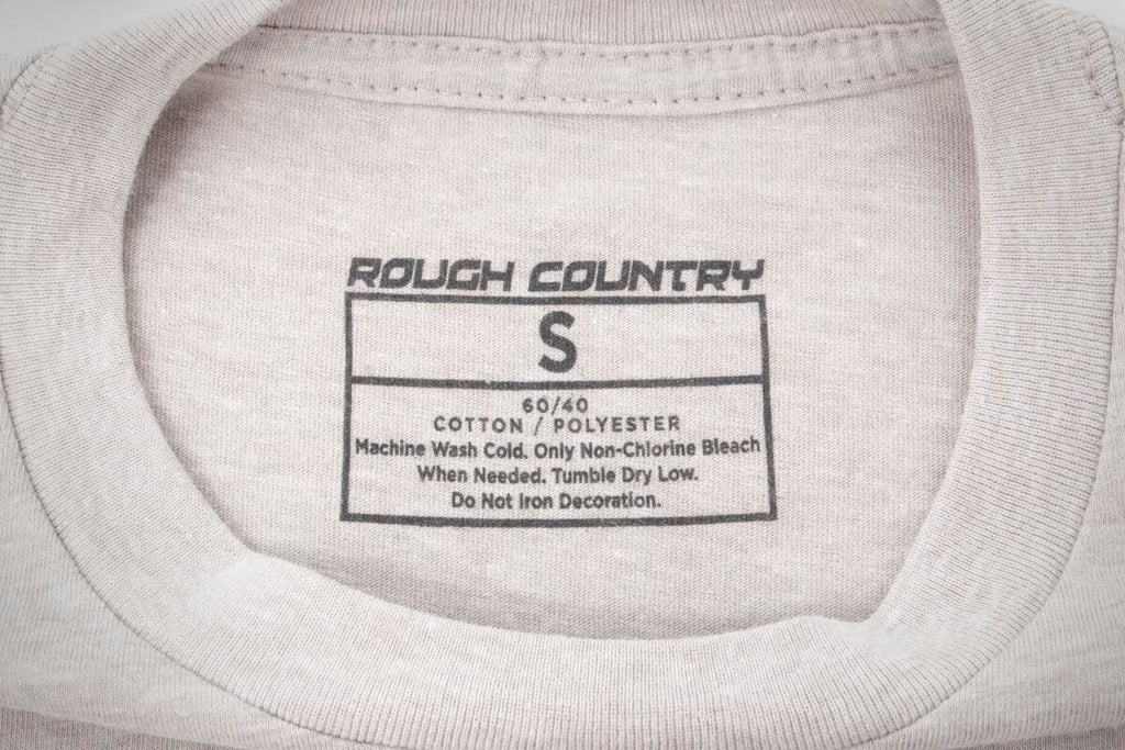Rough Country T-Shirt | Logo | Grey | SM by Rough Country