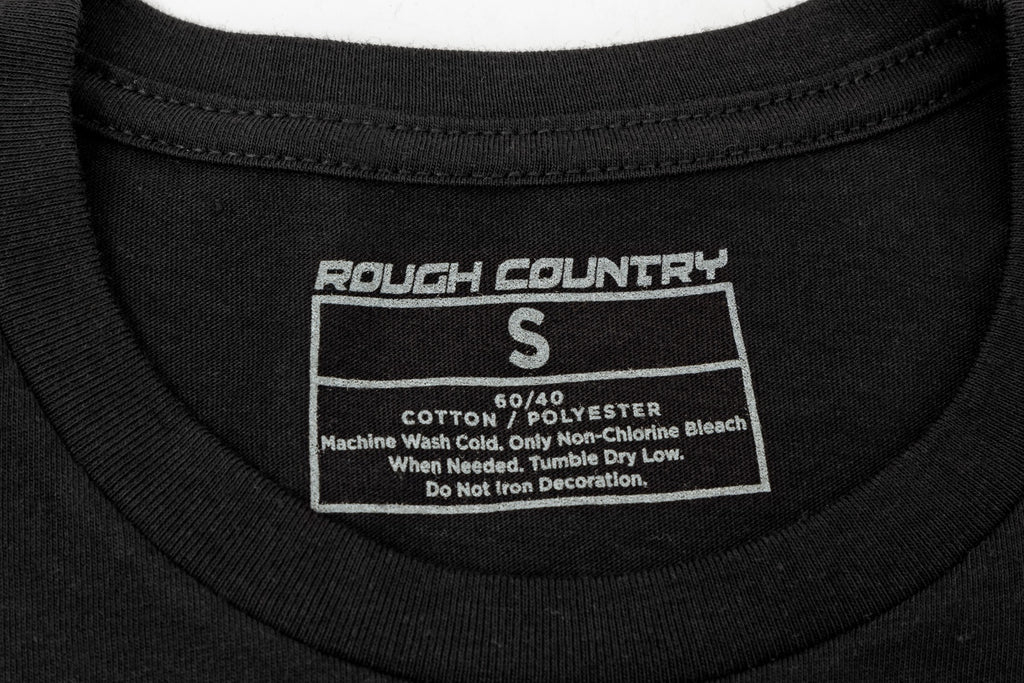 Rough Country T-Shirt | RC Lines | Black | 2XL by Rough Country