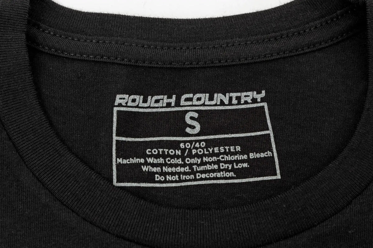 Rough Country T-Shirt | RC Lines | Black | LG by Rough Country