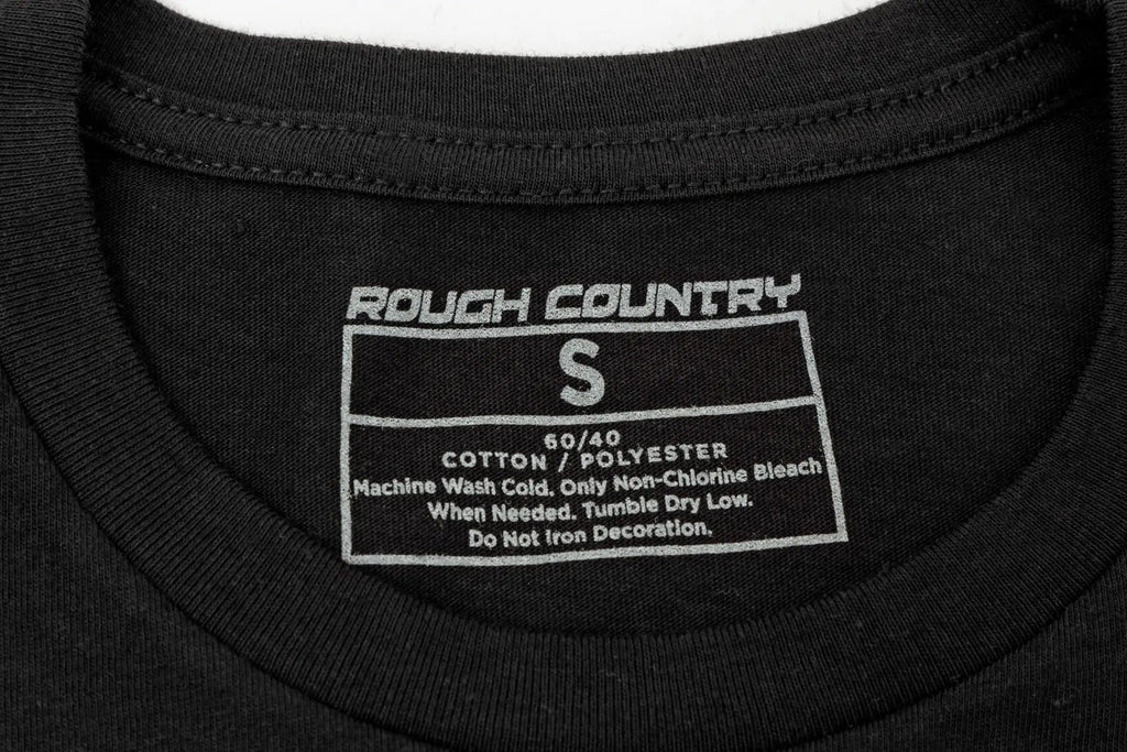 Rough Country T-Shirt | RC Lines | Black | LG by Rough Country