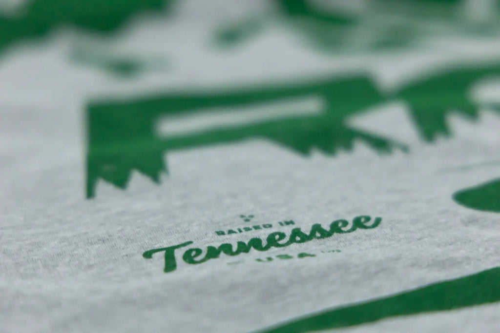 Rough Country T-Shirt | RC Mountains | HEATHER GRAY | XL by Rough Country