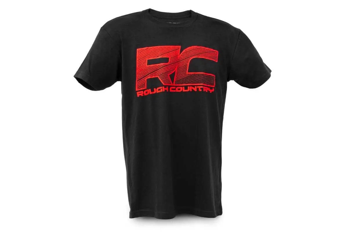Rough Country T-Shirt | Pattern | Black | SM by Rough Country