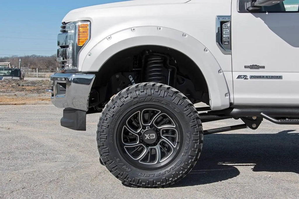 Pocket Fender Flares | Ford F-250/F-350 Super Duty 2WD/4WD (2017-2022) by Rough Country
